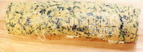 рулет нечистая зелень. Шаг 6