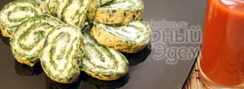 рулет нечистая зелень. Шаг 7