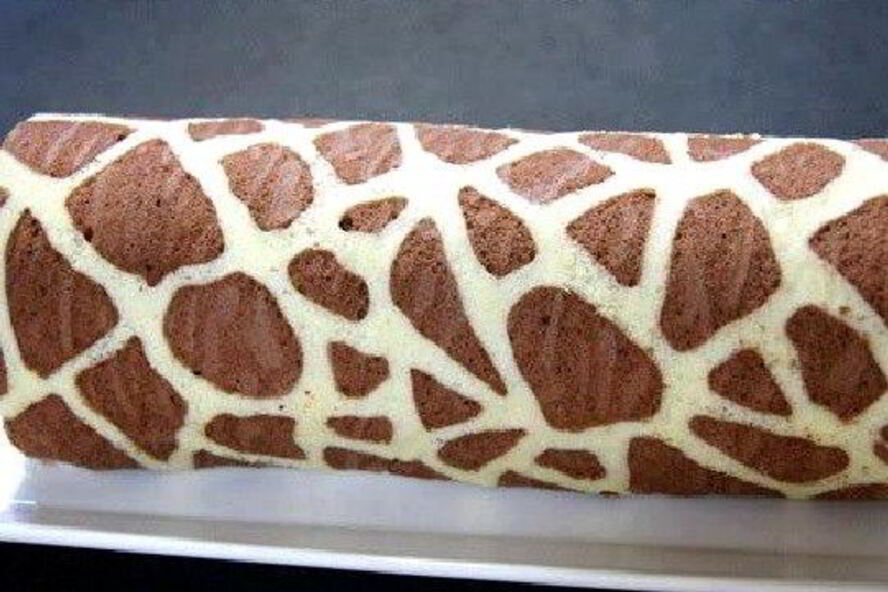 Рецепт рулета жираф