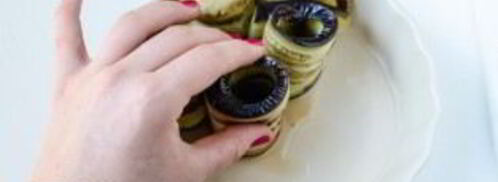 рулетики из баклажанов с сыром. Шаг 4