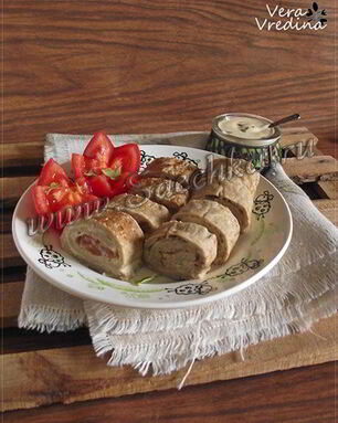 Рулетики из кабачка