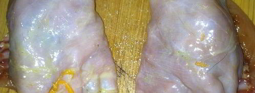 рулеты из брюшка кролика. Шаг 6