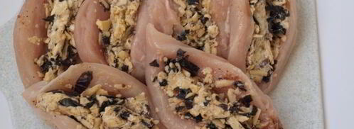 рулеты из куриного филе в ветчинной шубке. Шаг 5