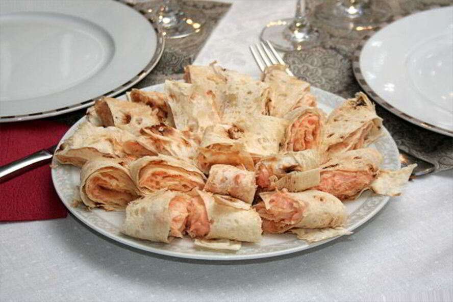 Рецепт рулетов с рыбой