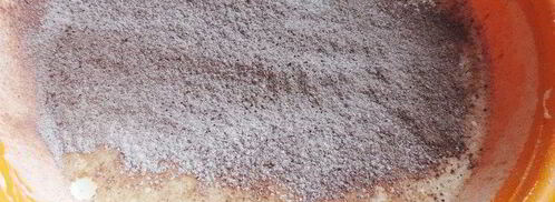 шоколадный рулет с арахисовым пралине трюфельный. Шаг 5