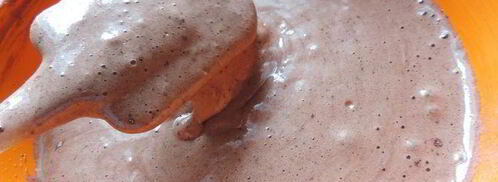 шоколадный рулет с арахисовым пралине трюфельный. Шаг 6