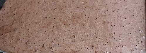 шоколадный рулет с арахисовым пралине трюфельный. Шаг 7