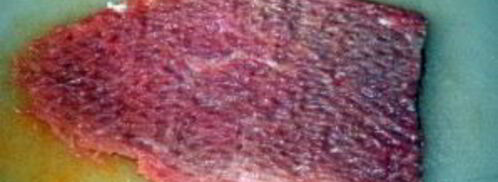 свиные рулетики с грибами и сыром. Шаг 3