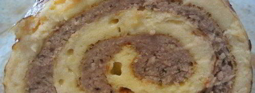 яично-мясной рулет. Шаг 6