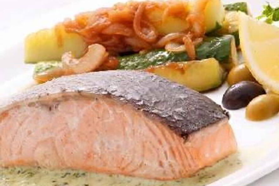 Рецепт рыбы с маринованными огурчиками