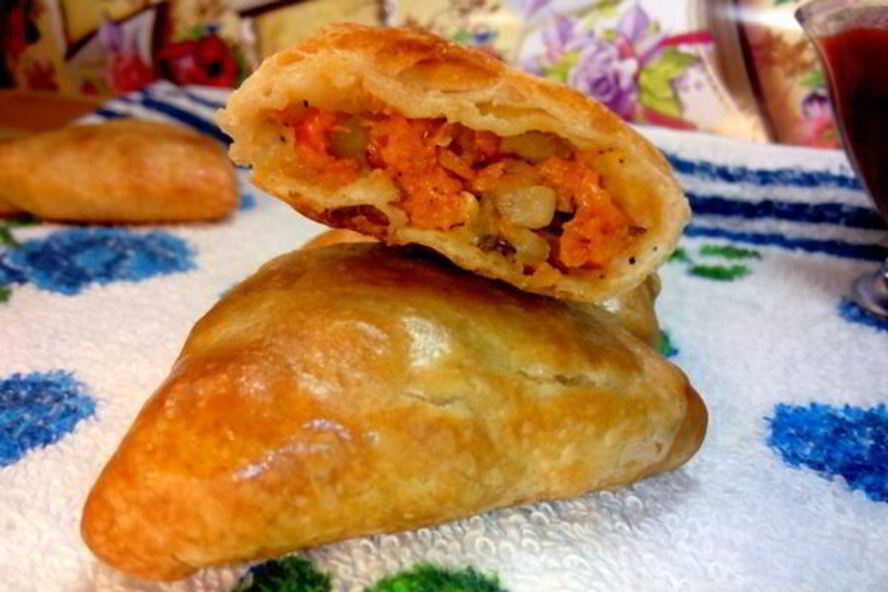 Рецепт ковка самса с тыквой и салом