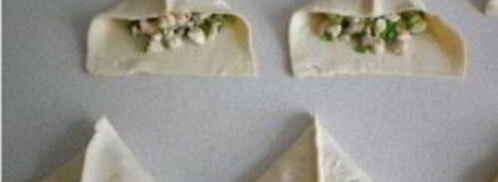самса из слоеного теста с курицей. Шаг 3