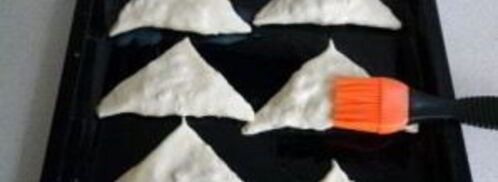 самса из слоеного теста с курицей. Шаг 4