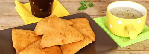 самса на сметанном тесте. Шаг 13