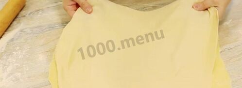 самса с фаршем из слоеного теста. Шаг 9