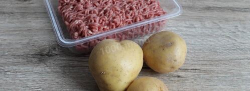 самса с картошкой и фаршем. Шаг 6