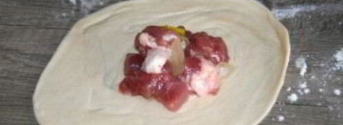 самса узбекская слоеная с мясом. Шаг 6