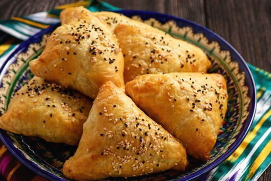 Рецепт сочной самсы с курицей