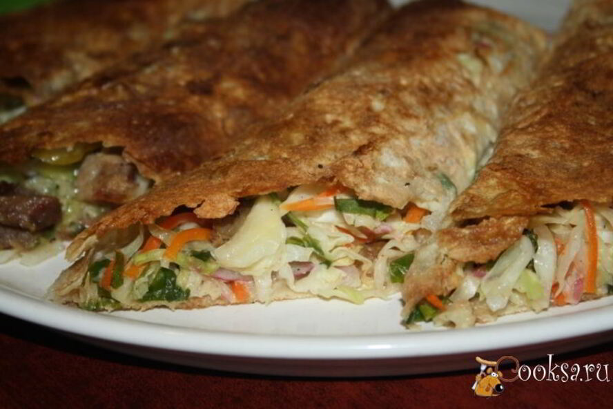 Рецепт домашней шаурмы с дымком