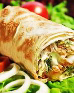 Домашняя шаурма с овощами и куриной грудкой