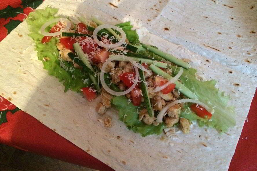 Рецепт домашней шаурмы