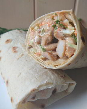 Шаурма с домашним майонезом