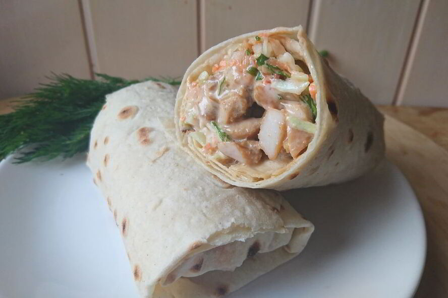 Рецепт шаурмы с домашним майонезом