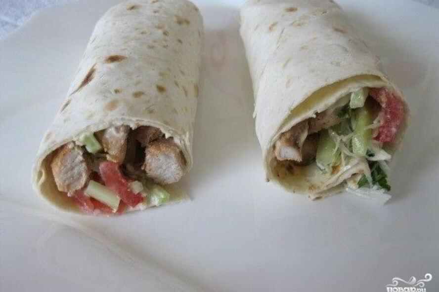 Рецепт шаурмы с курицей