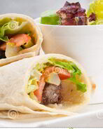 Шаурма с соевым соусом и медом