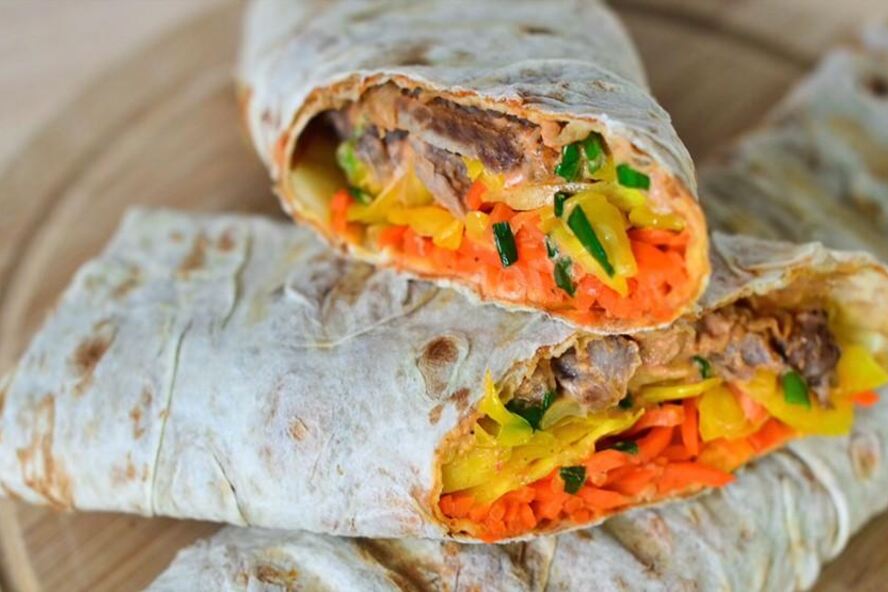 Рецепт шаурмы со свининой на электрогриле