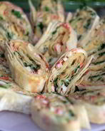 Шаурма в лаваше с курицей