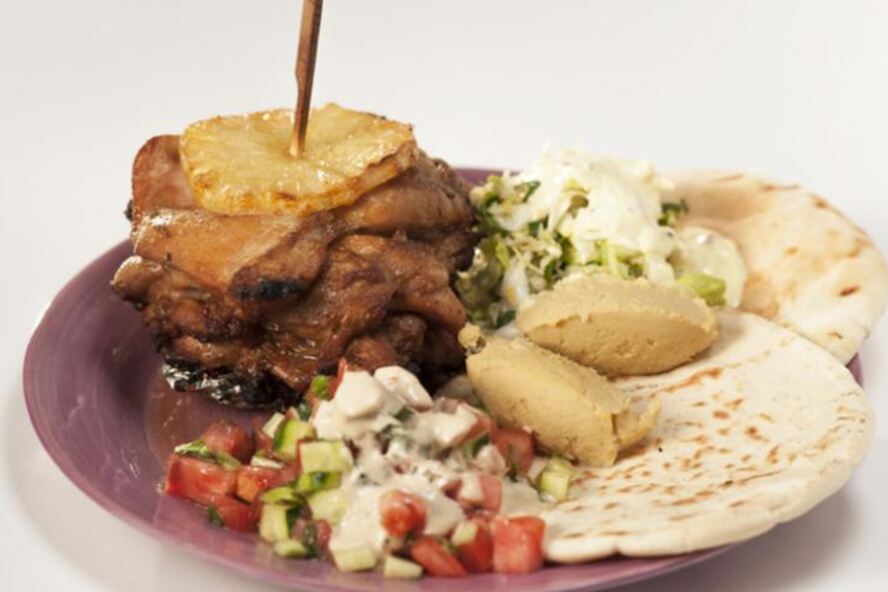 Рецепт шавермы с курицей и ананасом