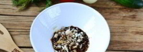 шаверма с пикантной курочкой и чесночным соусом. Шаг 3