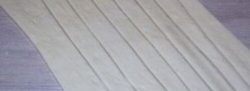 сосиски в слоеном дрожжевом тесте. Шаг 3