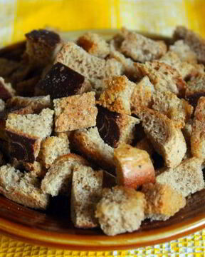 Ароматные ржаные сухарики