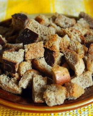 Ароматные ржаные сухарики