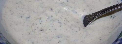 дарницкие сухарики с соусом на основе йогурта. Шаг 3