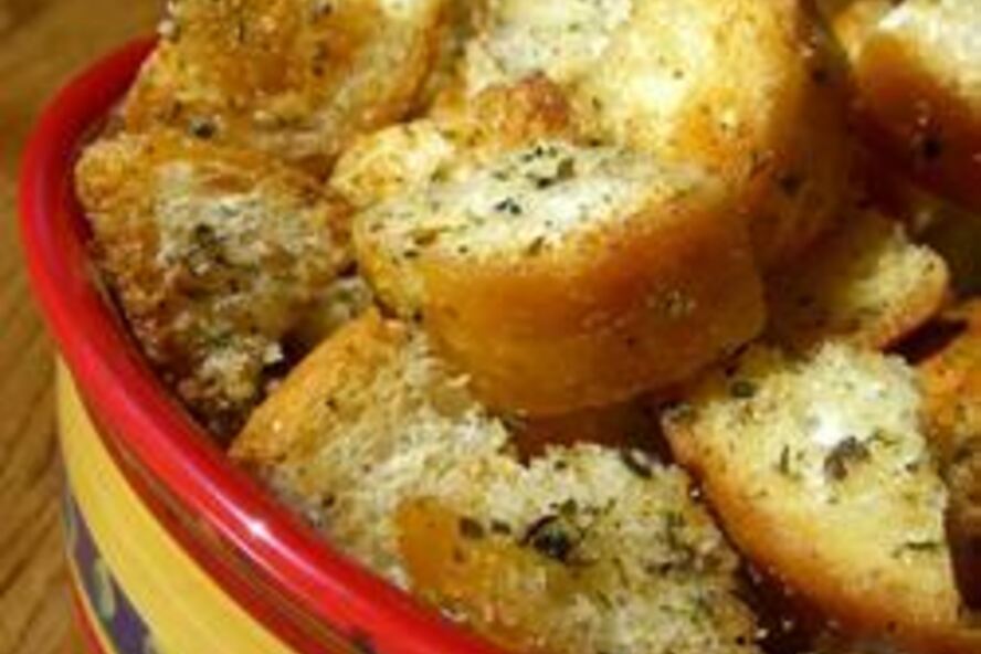 Рецепт домашних сухариков для цезаря