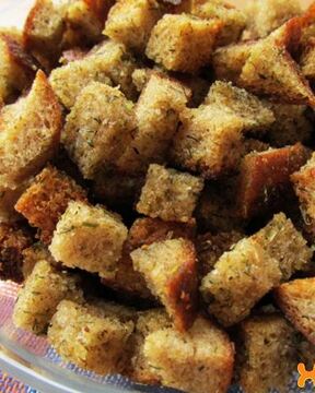 Хлебные сухарики