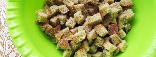 хлебные сухарики. Шаг 4