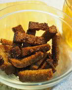 Пикантные сухарики к пиву