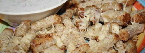 пшеничные сухарики с сыром. Шаг 8