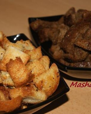 Сухарики Белые и черные