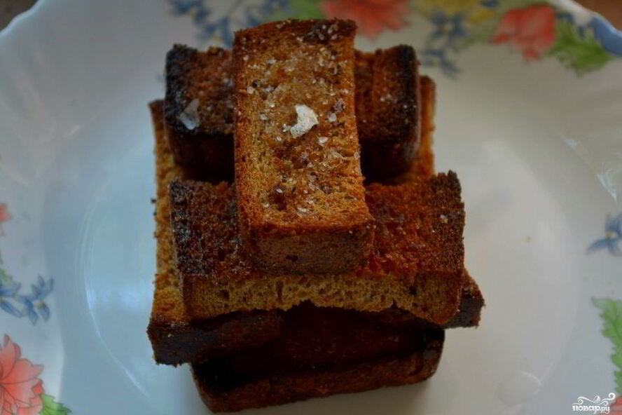 Рецепт сухариков домашних