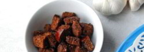 сухарики из черного хлеба с чесноком. Шаг 5