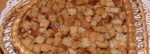 сухарики из хлеба с чесноком. Шаг 6