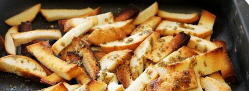 сухарики к пиву с куркумой и пряными травами. Шаг 6