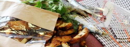 сухарики к пиву с куркумой и пряными травами. Шаг 7