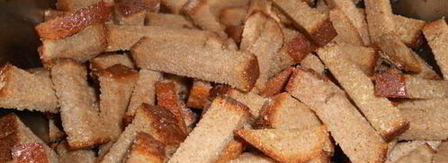 сухарики ржаные с чесноком. Шаг 6