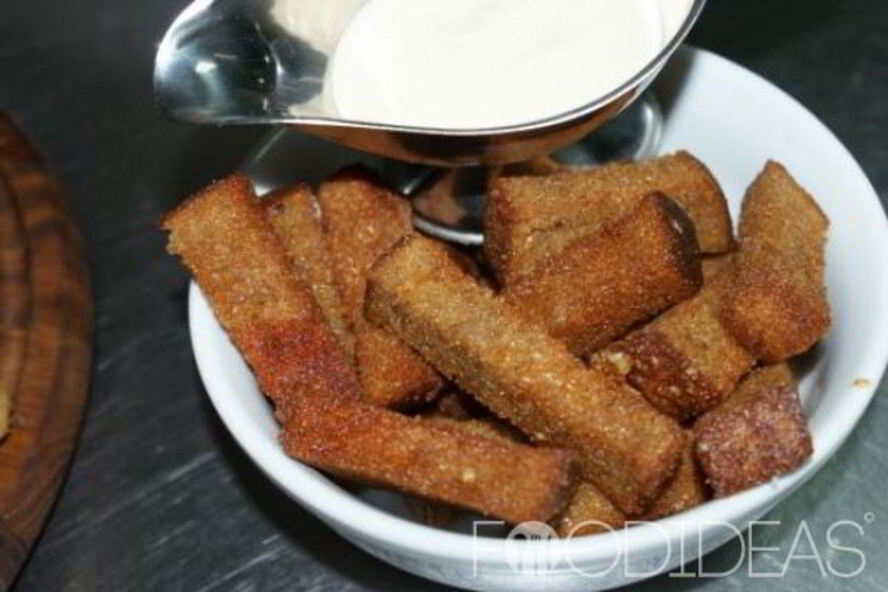 Рецепт сухариков с чесноком